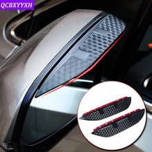 Protetor de para sobrancelha de retrovisor para carro, estilização de automóveis, para citroen sedan c4 c4l c-elysee c3 c5 aircross 2009-2019, proteção contra chuva 2024 - compre barato