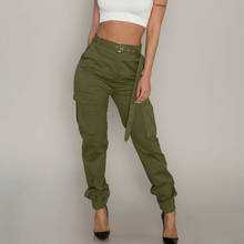 Fashion Women's Camouflage Camo Cargo Army Pants High Waist Hip Hop Harem Joggers Sport Sweatpants Trousers 2024 - buy cheap