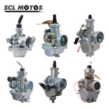 Scl motos motocicleta carburador, mikuni vm16 20 22 26 28 30 dt125 19mm 28mm 30mm 32mm carb para motocicleta de 110cc a 250cc 2024 - compre barato