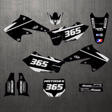 Pegatinas 3M para motocicleta, kits gráficos de fondo para Kawasaki KXF250 KX250F 2004 2005 para Kawasaki 250 KXF 2005 2004 2024 - compra barato