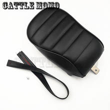 Black Leather Motorcycle Rear Passenger Seat Pillion Cushion for Harley Sportster Iron 883 XL883N 2016 2017 2018 2019 2024 - buy cheap