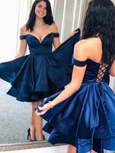 ANGELSBRIDEP Милая Короткие бальные Платья Vestidos de festa Мода с открытыми плечами для особых случаев вечерние платья для выпускного вечера 2024 - купить недорого