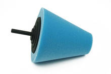 T60 Blue Sponge Cone Metal Polishing Buffing Foam Pad Car Wheels Hub Care Tool 2024 - buy cheap