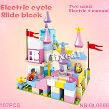 City Marble Race Run Big Block Compatible DIY Building Blocks Funnel Slide Eductional Toys Brick 107pcs 2024 - buy cheap