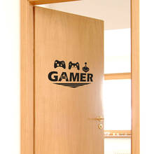 Adesivo de parede gamer decoração da sua casa adesivo de parede decalque quarto adesivos vinil arte mural muur adesivos slaapkamer decoratie l1023 2024 - compre barato