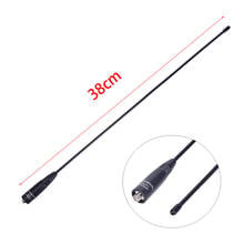 Hot SMA-F Dual Band VHF/UHF 144/430MHz Telescopic Antenna For Baofeng UV-5R/82 Walkie Talkie Ham Radio 2024 - buy cheap