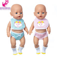 Кукла-младенец нижняя одежда нагрудник для 17 дюймов Reborn Baby Doll Одежда Игрушки мягкого плюша; Аксессуары для куклы 2024 - купить недорого