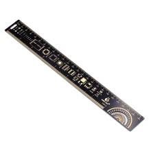 25 см PCB линейка для электронных инженеров измерительный инструмент резистор микросхема конденсатора IC SMD диодный транзистор печатная плата 2024 - купить недорого