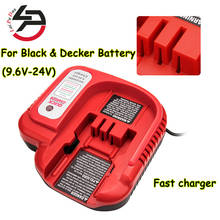 Laipuduo 9.6v-18v 1.5a carregador de bateria para preto & decker ni-cd ni-mh bateria acessórios 2024 - compre barato