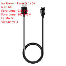 Сменное зарядное устройство для зарядки док-станции кабель для передачи данных для Garmin Fenix 5 5S 5X 6 6S 6X Forerunner 935 Quatix 5 Vivoactive 3 2024 - купить недорого