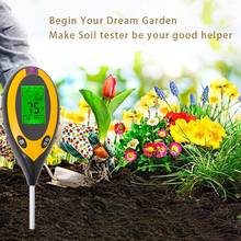 4-in-1 Soil Tester Soil Tester Meter with Moisture Light and PH Tests for Garden Farm Lawn Indoors Outdoors 2024 - buy cheap