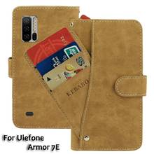 Vintage Leather Wallet Ulefone Armor 7E Case 6.3" Flip Luxury Card Slots Cover Magnet  Phone Protective Cases Bags 2024 - buy cheap