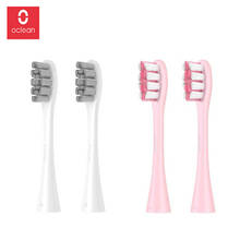 Original oclean z1 um se substituição do ar cabeças de escova para escova de dentes sônica elétrica automática limpeza profunda cabeças 2024 - compre barato