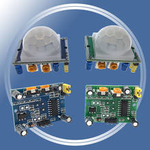 Mini módulo infrarrojo piroeléctrico HC-SR501 AM312, Sensor de movimiento SR602, soporte para Detector para Arduino, 1 Uds., HC-SR505 2024 - compra barato