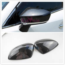 Cubierta de espejo retrovisor cromado para Mazda Atenza, accesorios para Mazda Atenza 2013, 2014, 2015, 2016, 2017, Color de fibra de carbono 2024 - compra barato