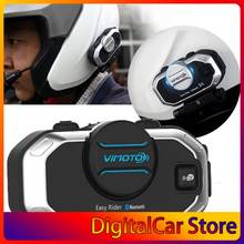 English Version Easy Rider Vimoto V8 Headset Helmet Motorcycle Stereo Headphones For Mobile Phone And Gps Radio 2 Way 2024 - buy cheap