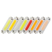 Chip de módulo de luz LED COB, lámpara pequeña de Color blanco, amarillo, azul, rojo, verde, rosa, púrpura, 60x15MM, 2W, 100 Uds., venta al por mayor 2024 - compra barato