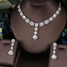 janekelly 2pcs Bridal Zirconia Full Jewelry Sets For Women Party, Luxury Dubai Nigeria CZ Crystal Wedding Jewelry Sets 2024 - buy cheap