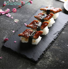 Slate Plate Home Japanese Sushi Rock Tray Barbecue Plate Dishes And Plates Sets Dessert Dish For Kitchen Dishes Dinner Plates 2024 - buy cheap
