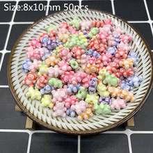 50pcs 8x10mm Acrylic Beads Earrings Necklace Accessories Beads For Jewelry Making DIY Jewelry Necklace Accessories#05 2024 - buy cheap