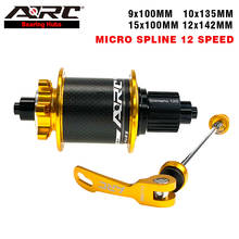 ARC 32 Holes Carbon Fiber MTB Hub 6 Pawls 114 Clicks Micro Spline Disc Brake 4 Sealed Bearings Bicycle Hub 8 9 10 11 12 Speed 2024 - buy cheap