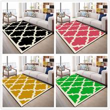 Nordic Style 3D Printing Carpet Pink/black/yellow/green Home Carpets for Living Room Bedroom Area Rug Kitchen Mats Hallway Rugs 2024 - buy cheap