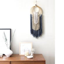 Hand-woven Macrame Wall  Hanging  Boho Decor Occlusion Distribution Box Soft Sample Room Decoration Wall Tapestry  House Decor 2024 - buy cheap