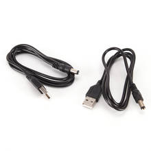 Cable de alimentación USB a DC 5,5, Cable de cobre de 5,5x2,1mm, 2 unids/lote 2024 - compra barato