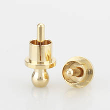 20pcs RCA Cap Protector Dust Proof Gold Plated Noise Stopper Shielding Caps 2024 - buy cheap