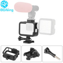 BGNing Aluminum Protection Frame Border Camera Cage for GoPro Hero 8 Black Metal Shell Housing Case with Cold Shoe Base Mount 2024 - buy cheap
