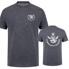 Camiseta de las Fuerzas Especiales de la marina francesa para hombre, camisa de manga corta de combate, Swimmer Frogmen Commando Marine, QR-055 2024 - compra barato