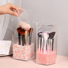 Acrylic Makeup Brush Holder Makeup Organizer Cosmetic Holder Lipstick Pencil Storage Container Transparent Storage Box Holder 2024 - buy cheap