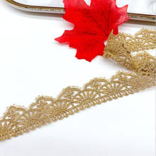 1 jarda largura: 2.6cm fio de ouro laço vestuário solúvel em água bordado vestuário rendas costura acessórios (ss-2080) 2024 - compre barato
