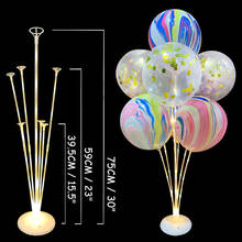 Soporte de columna para Globos con luz LED, Base para decoración de fiestas de cumpleaños, bodas, Baby Shower 2024 - compra barato