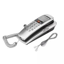Проводной телефонный идентификатор FSK/DTMF, модный стационарный телефон удлинитель для телефона для дисплея, дома, офиса, отеля 2024 - купить недорого