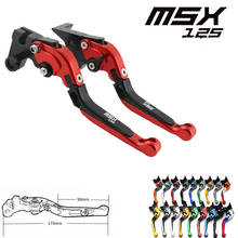 For Honda GROM MSX 125 2014-2018 2015 2016 2017 Motorcycle CNC aluminum Shorty Adjustable Brake Clutch Levers 2024 - buy cheap