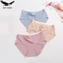 3PCS/Set Nylon Underwear Women's Panties Comfort Underpants Briefs For Woman Sexy Mid-Rise Pantys Intimates M L XL 2024 - buy cheap