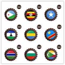 Djibouti,Uganda,Gambia,Congo,Gabon,Comoros,Lesotho,Somalia,Bulgaria National Flag Wood Glass Cabochon Brooches Collar Pins Gift 2024 - buy cheap