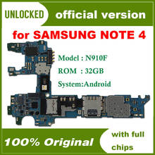 Материнская плата для Samsung Galaxy Note 4 N910F, европейская версия, 32 ГБ 2024 - купить недорого