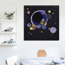Wassily Kandinsky Several Circles Abstract Canvas Painting Print Living Room Home Decoration Modern Wall Art Oil Painting Poster 2024 - buy cheap