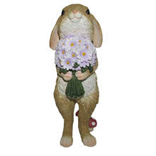 Домашнее модное украшение, милый полимерный Пасхальный кролик, украшение для стола, садовый кролик, фигурка животного, подарки для дома 2024 - купить недорого