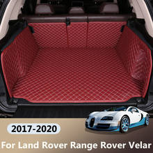 Esteras para maletero de coche, esteras de cuero personalizadas para Land Rover Range Rover Velar 2017-2020, alfombra para el suelo del maletero trasero, bandeja, barro 2024 - compra barato