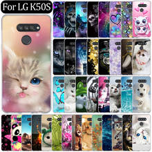 For LG K50S Cover Silicone Phone Case For LG K50S K5 0 K 50s Back Cover Capa Cute Cartoon Anime Cat Bumper Coque Protective Bag 2024 - buy cheap