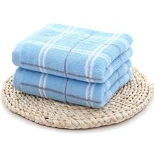 Новая Мода 2 цвета хлопок домашнее хлопковое мягкое супервпитывающее полотенце удобное Сенсорное полотенце 2024 - купить недорого