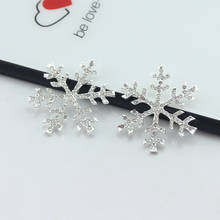 1Pcs 3.7*3.7cm Silver Color Snow Shape Glitter Crystal Rhinestones For Hand Craft Wedding Dress Garments Decoration 2024 - buy cheap