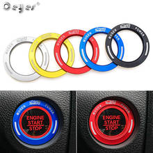 Ceyes Car Styling Car Sticker For Honda Mugen For Civic 2017 2018 Auto Engine Ignition Start Stop Button Ring Circle Covers Case 2024 - buy cheap