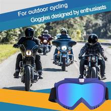 Gafas de moto a prueba de viento para hombre, lentes de Moto Retro UV, para deportes al aire libre, esquí, ciclismo 2024 - compra barato