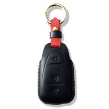 Genuine Leather Car Key Cover key Case For chevrolet cruze spark camaro Volt Bolt Trax Malibu Auto Key Shell 2024 - buy cheap