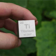 Cubo de metal de titânio 25.4 puro para coleção de elemento com densidade de 99.9% mm 2024 - compre barato