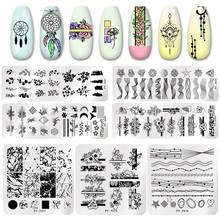 PICT YOU  Nail Stamping Plates Flower Geometry Animal Leaves Stencil For Nails Polish Printing Templates DIY Image Plate 2024 - buy cheap